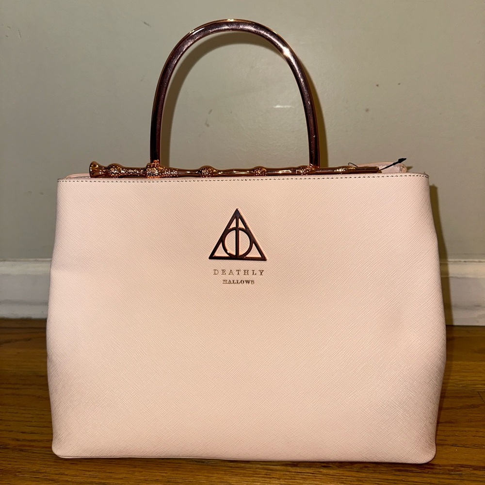 Loungefly Pink Deathly Hallows Satchel